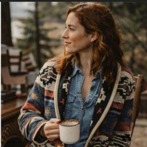 Vintage Flashback Southwestern Tapestry Jacket — 100% Cotton, Made in India